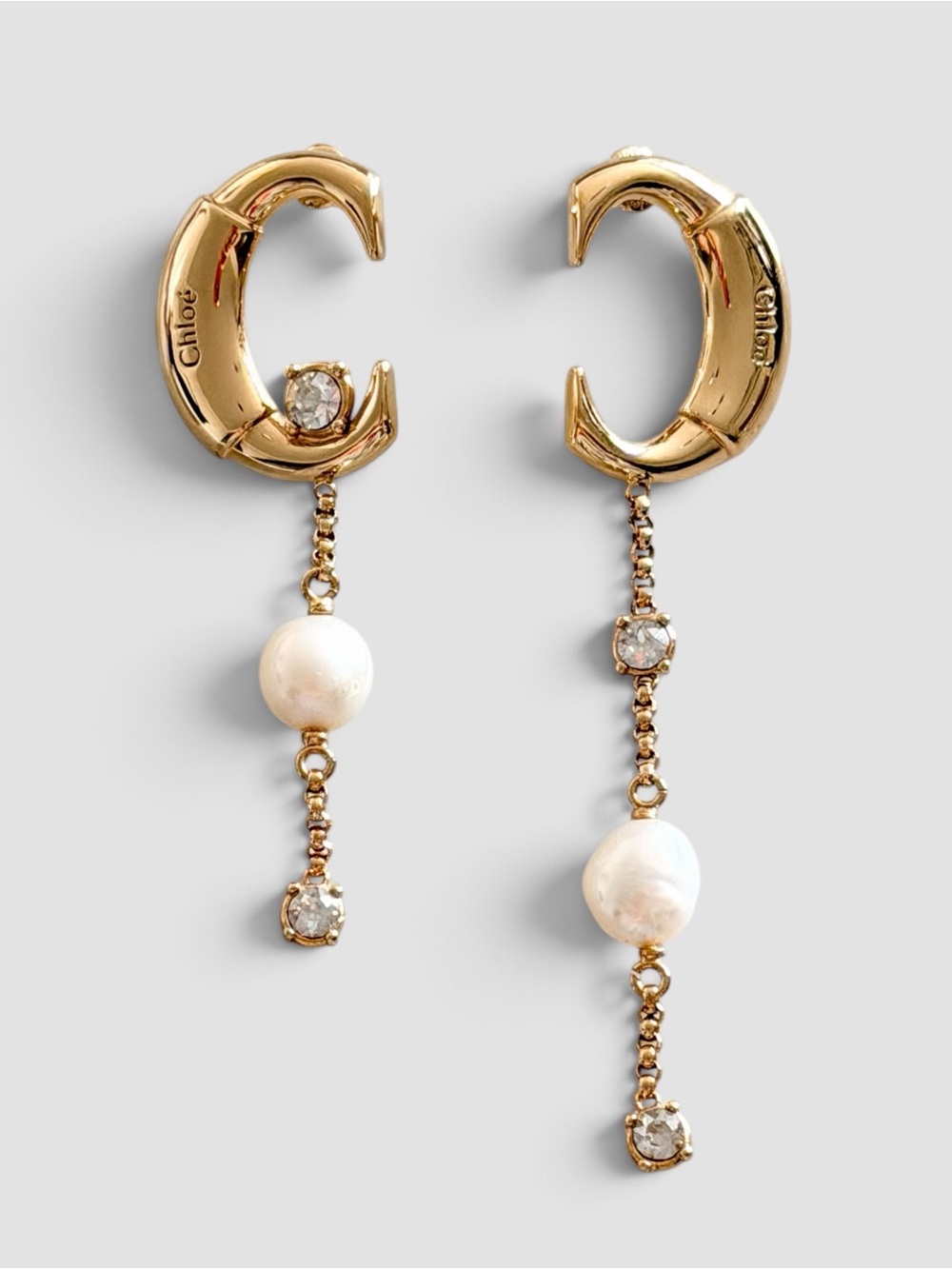 Chloe Darcy Baroque Drop Earrings
